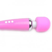 Wand Massager "Elegance", 20-Mode + 8 Speeds Whisper Quiet Rechargeable PINK